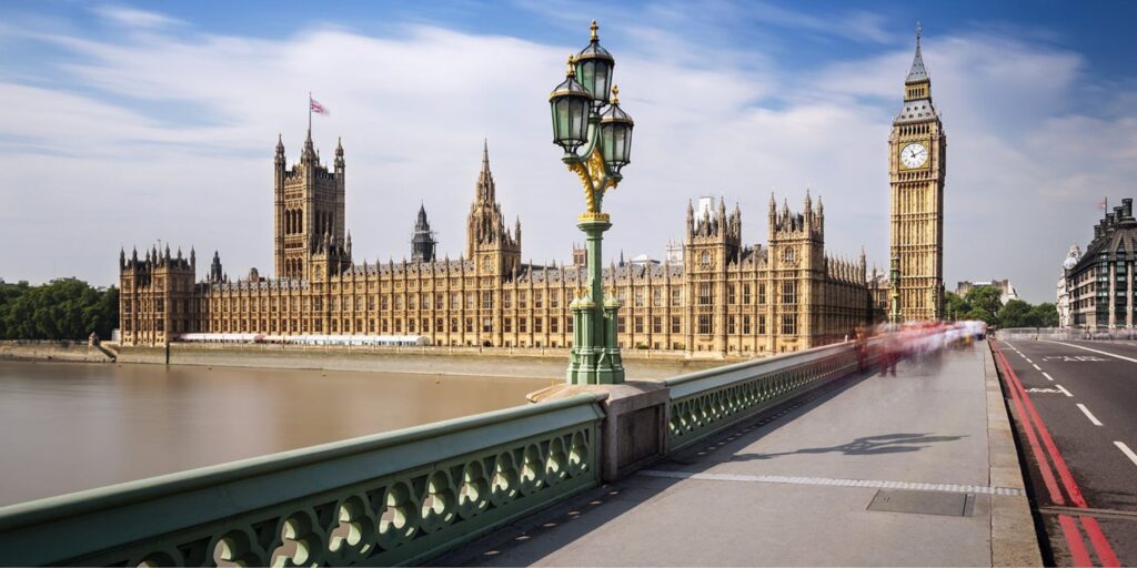 หอนาฬิกาบิ๊กเบน (big Ben & Houses Of Parliament)